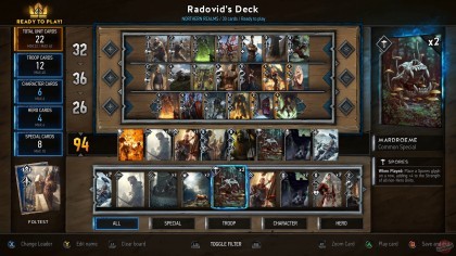 Gwent: Iron Judgement скриншоты